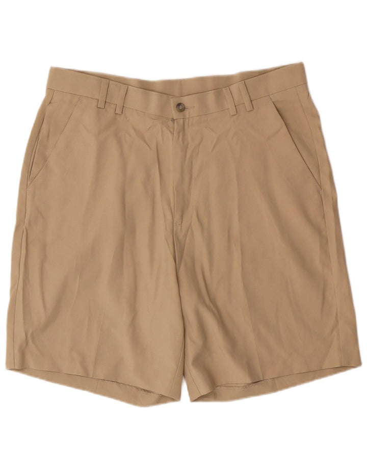 Dockers Herren Shorts W34 Large Beige Polyester