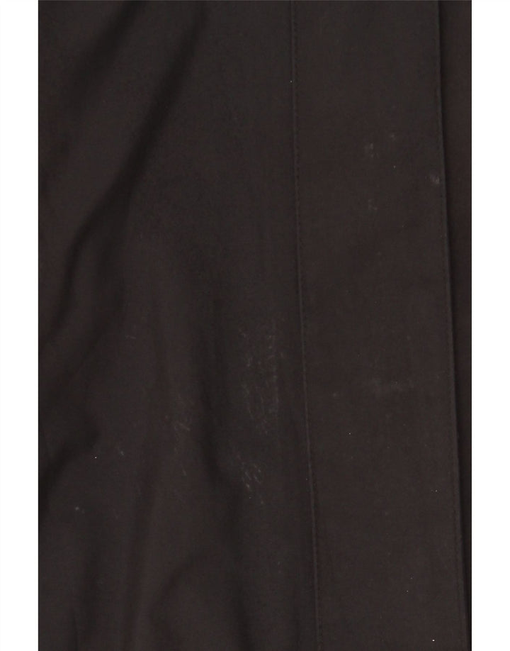 Jack Wolfskin Damen-Regenjacke mit Kapuze, übergroß, Gr. 10, Schwarz