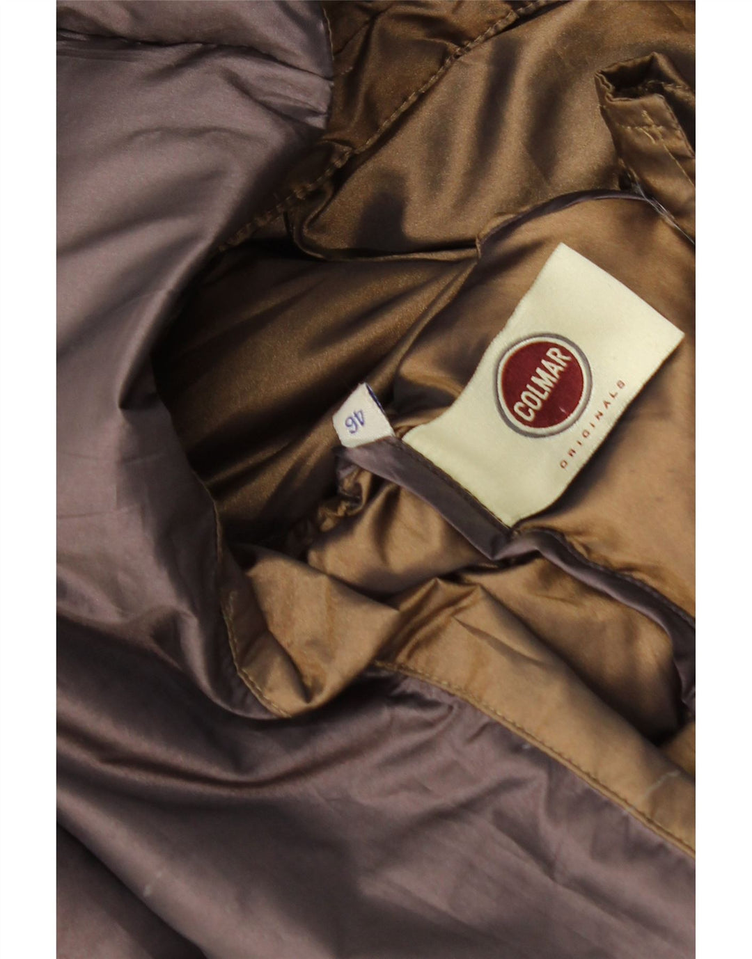 Colmar Damen Wattierte Jacke mit Kapuze IT 46 Large Braun