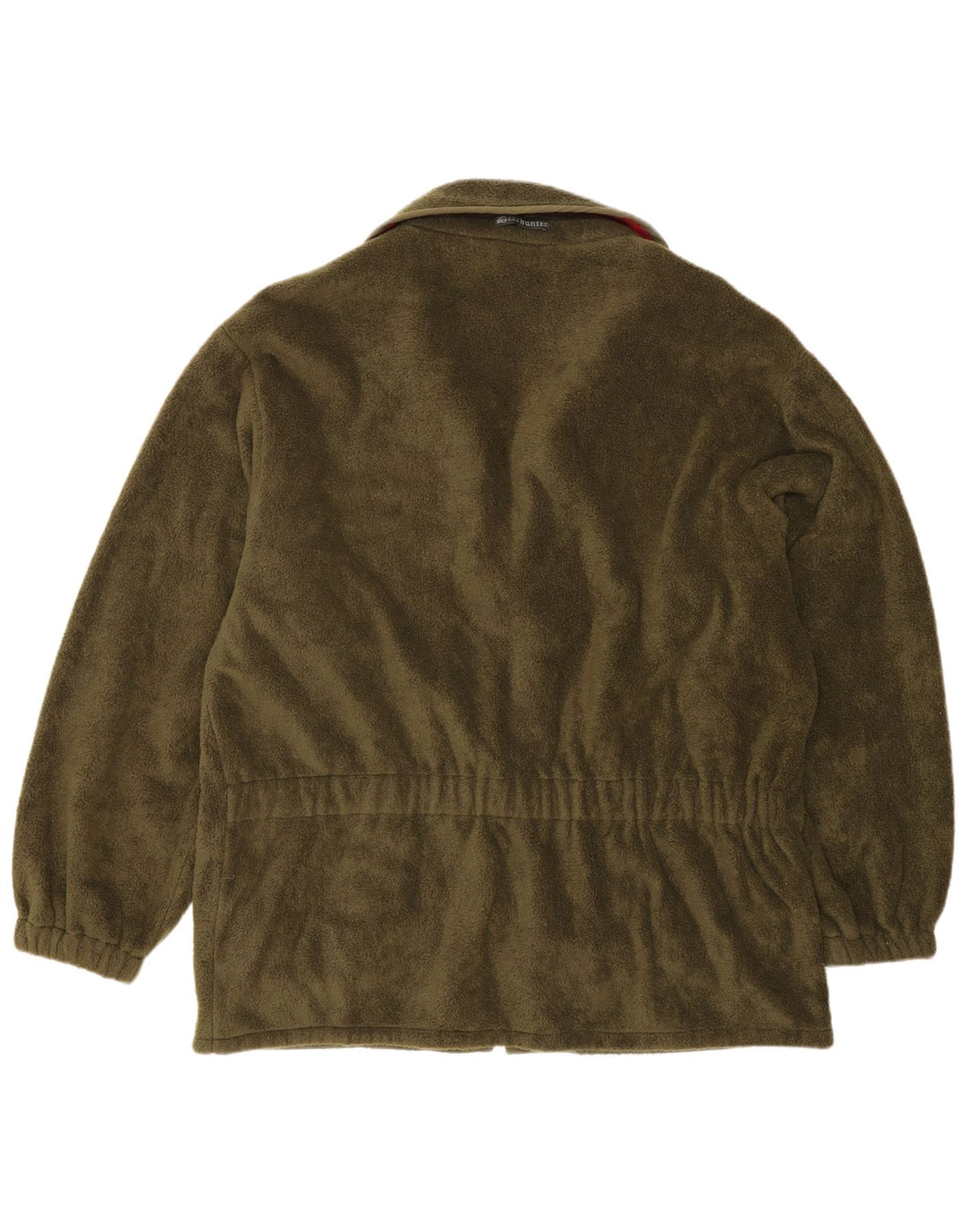 Deerhunter Herren-Fleecejacke mit lockerer Passform, UK 38, mittleres Khaki, Farbblock
