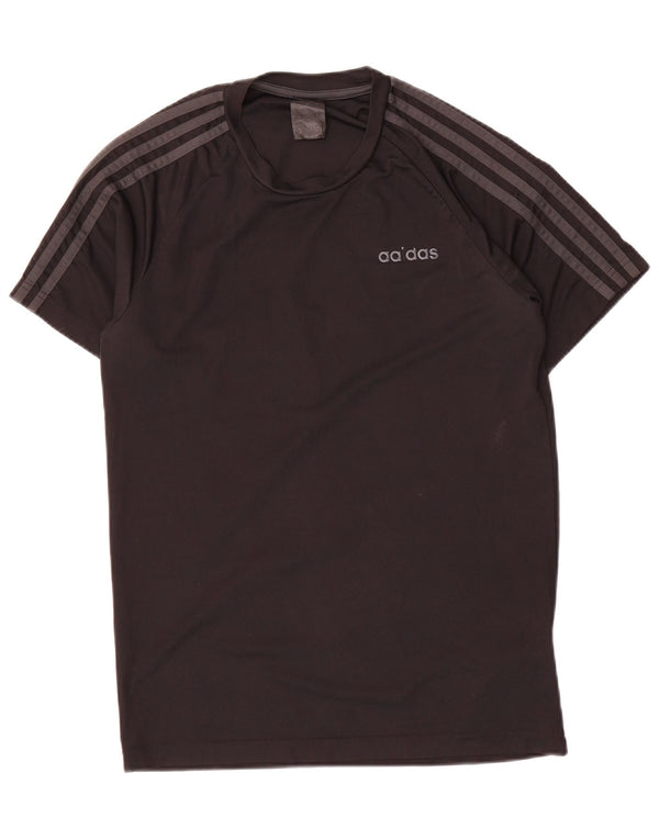 Adidas Herren T-Shirt Top Small Schwarz Polyester