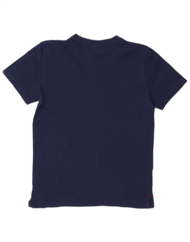 Umbro Herren T-Shirt Top Small Marineblau Baumwolle