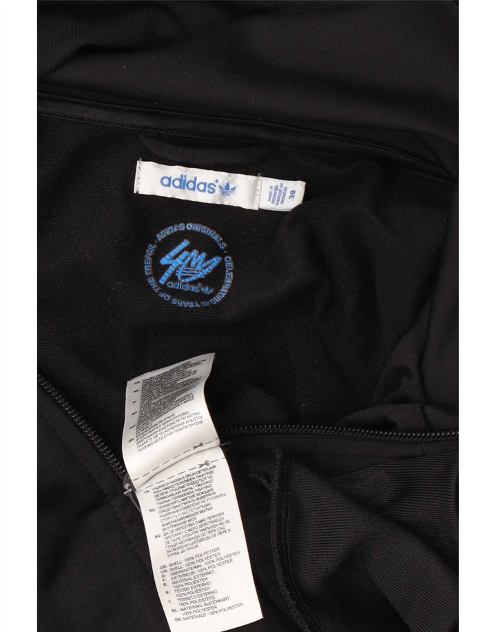 Adidas Damen Graphic Trainingsanzug Top Jacke EU 38 Medium Schwarz Polyester