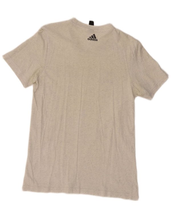 Adidas Damen Graphic T-Shirt Top UK 12 Mittelgrau
