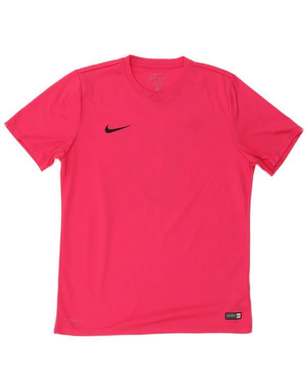 Nike Herren Dri Fit Graphic T-Shirt Top XL Rosa Polyester