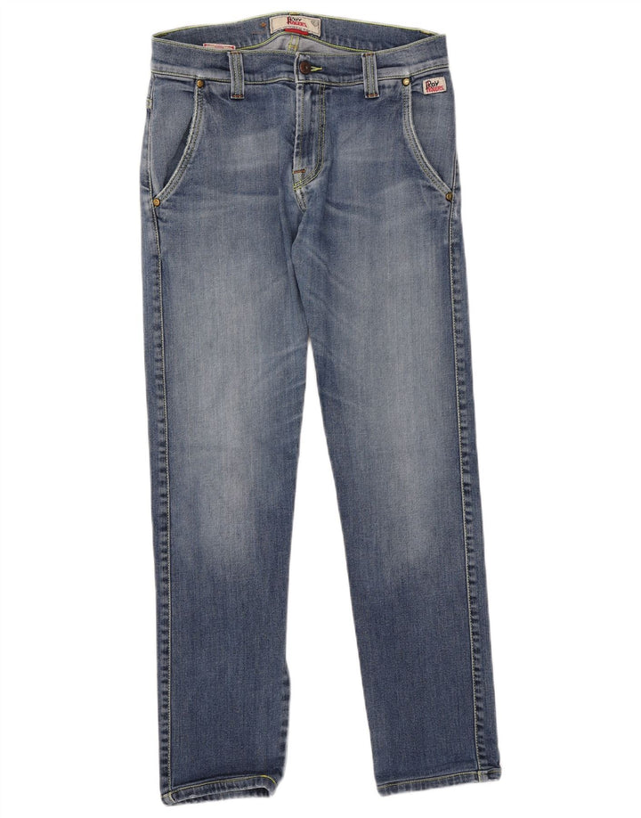 Roy Rogers Herren Slim Jeans W32 L30 Blaue Baumwolle