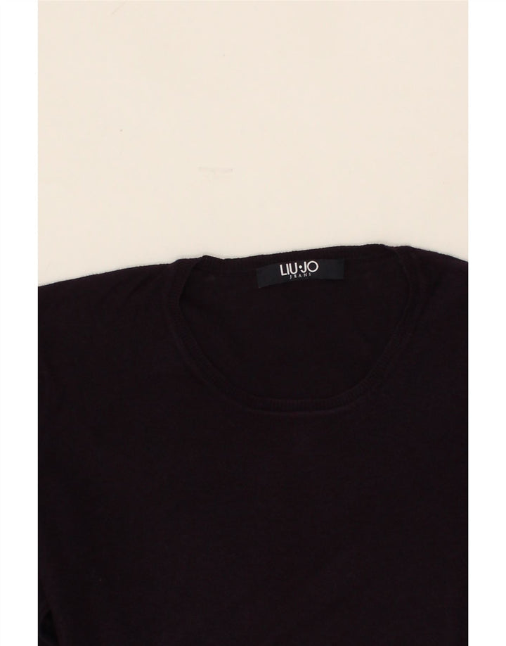 LIU JO Mens Crew Neck Jumper Sweater XL Maroon Cotton Vintage Liu Jo and Second-Hand Liu Jo from Messina Hembry 