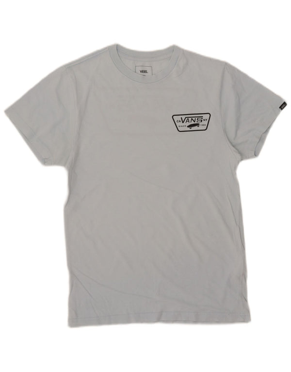 Vans Herren-T-Shirt mit individueller Passform, Grafik, Größe S, Blau, Baumwolle