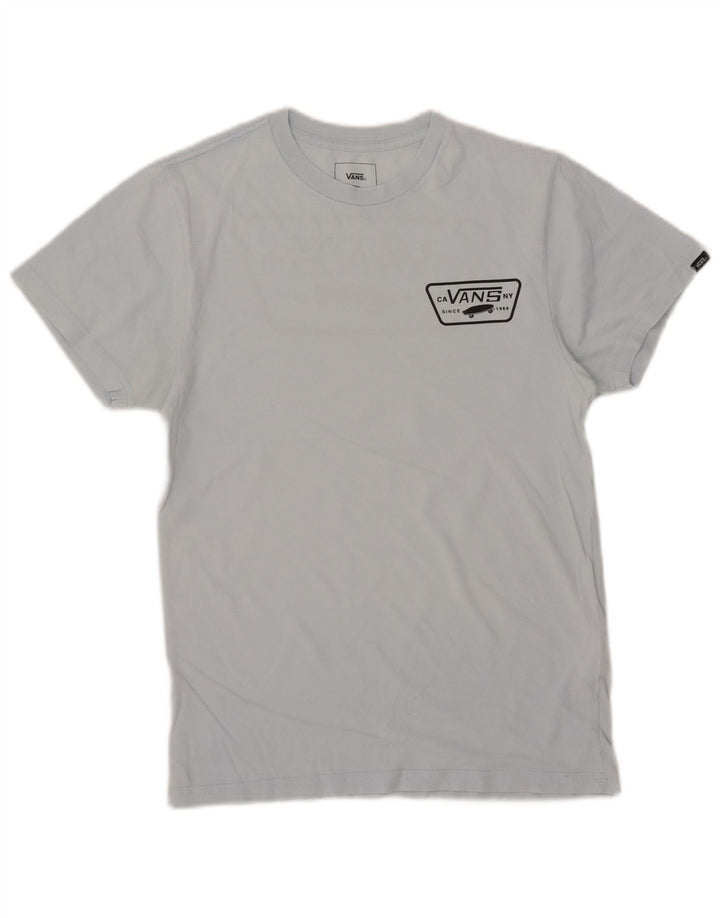 Vans Herren-T-Shirt mit individueller Passform, Grafik, Größe S, Blau, Baumwolle