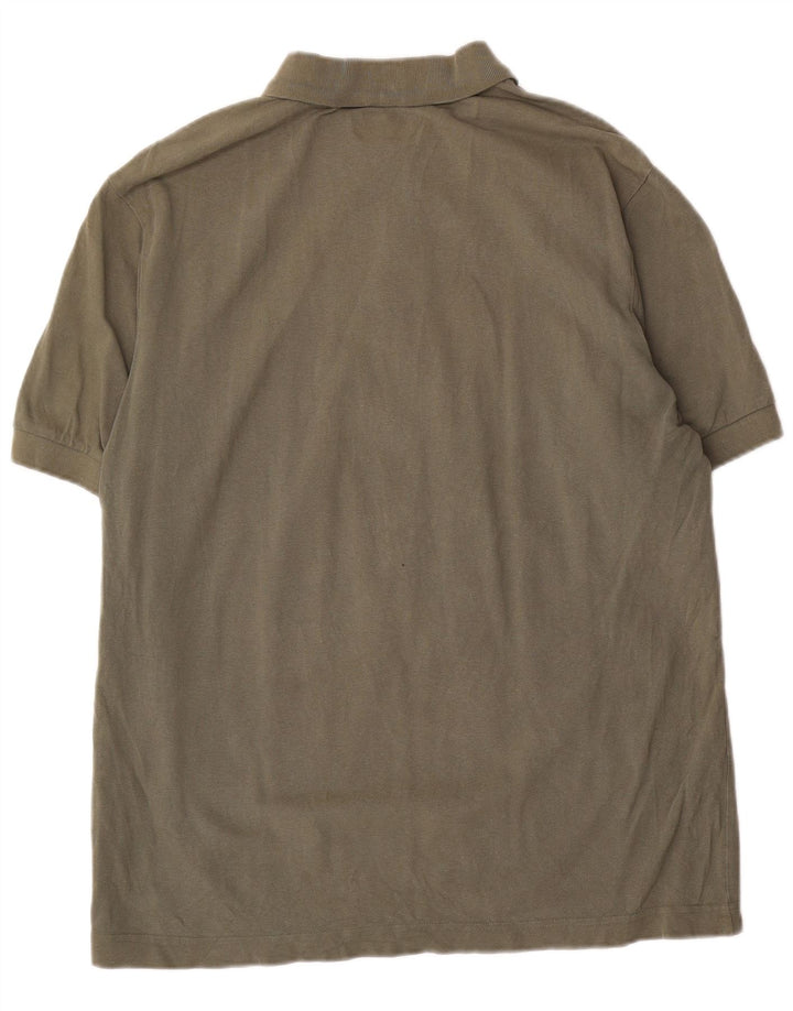 Kappa Herren Poloshirt XL Khaki Baumwolle