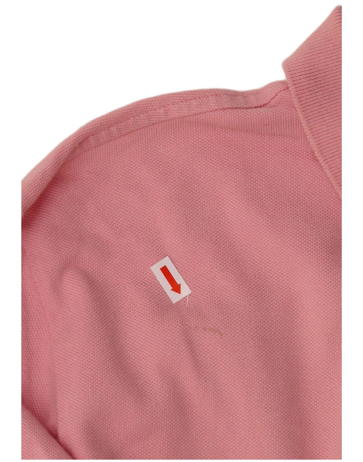 POLO RALPH LAUREN Herren-Poloshirt mit individueller Passform, langärmelig, groß, rosa Baumwolle