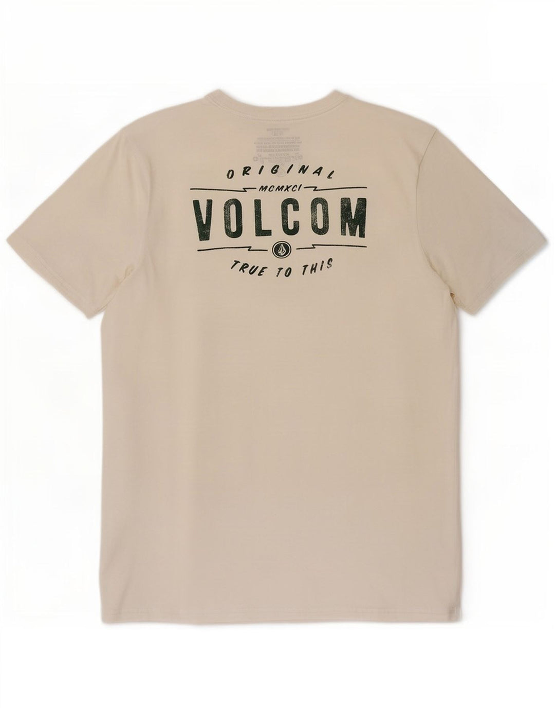 Volcom Herren Grafik T-Shirt Top XL Weiße Baumwolle