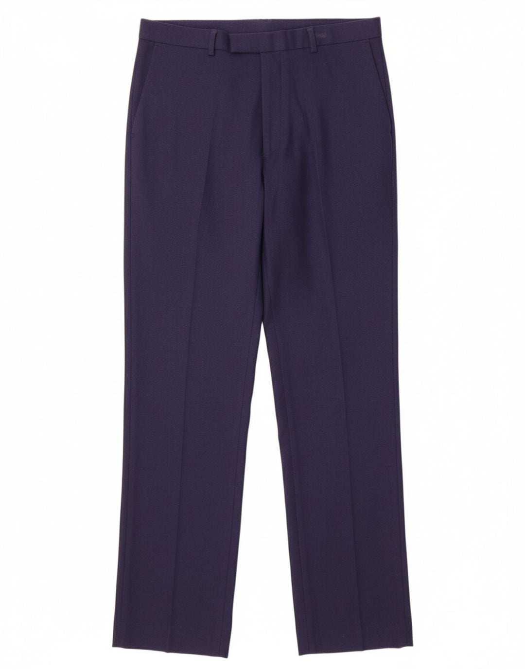 MARKS & SPENCER Mens Slim Suit Trousers W38 L31 Navy Blue Polyester