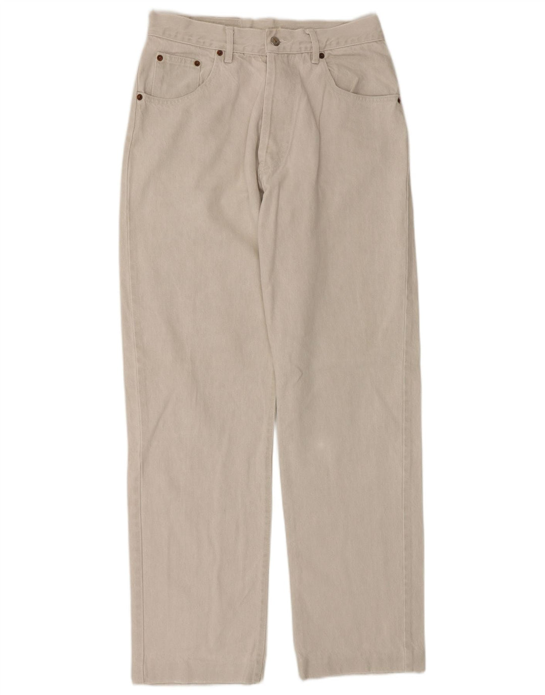 Unlimited Herren Tapered Jeans W33 L33 Weiße Baumwolle