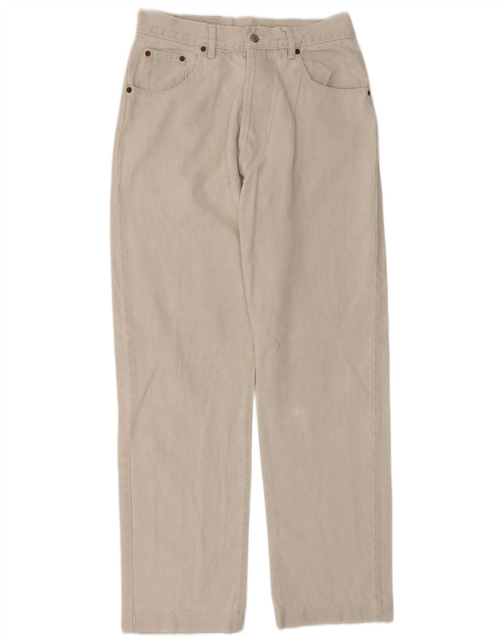 Unlimited Herren Tapered Jeans W33 L33 Weiße Baumwolle
