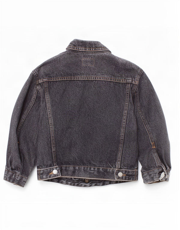 Stefanel Baby-Jeansjacke für Jungen, 18–24 Monate, graue Baumwolle