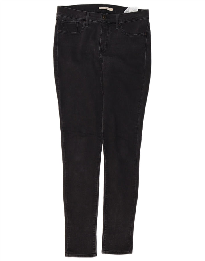 LEVI'S Damen 311 Shaping Skinny Jeans W31 L34 Schwarze Baumwolle