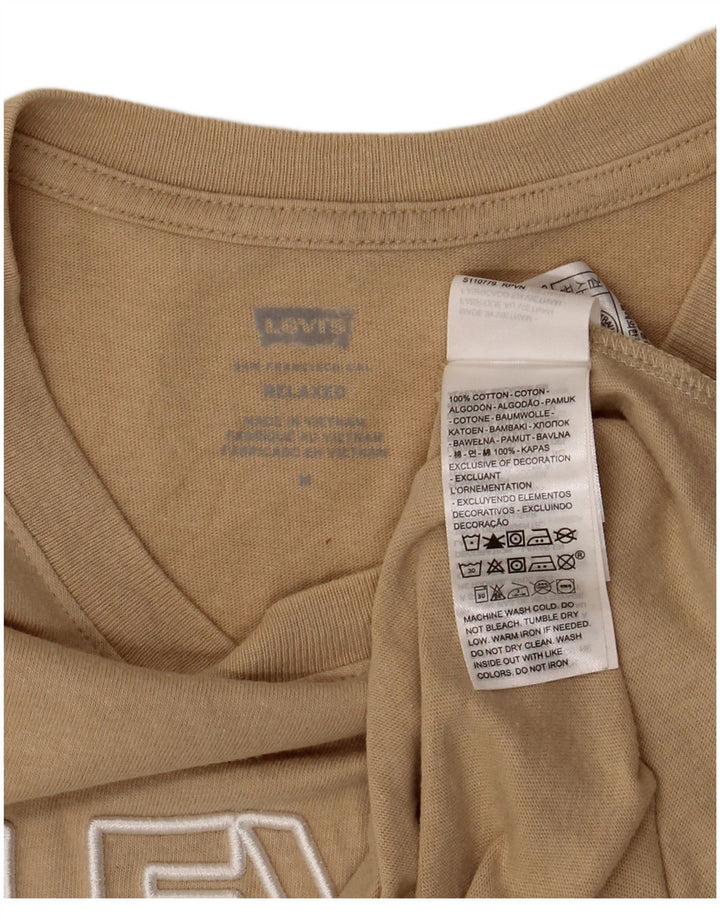 Levi's Herren Relaxed Fit Graphic T-Shirt-Oberteil aus Baumwolle in Mittelbeige