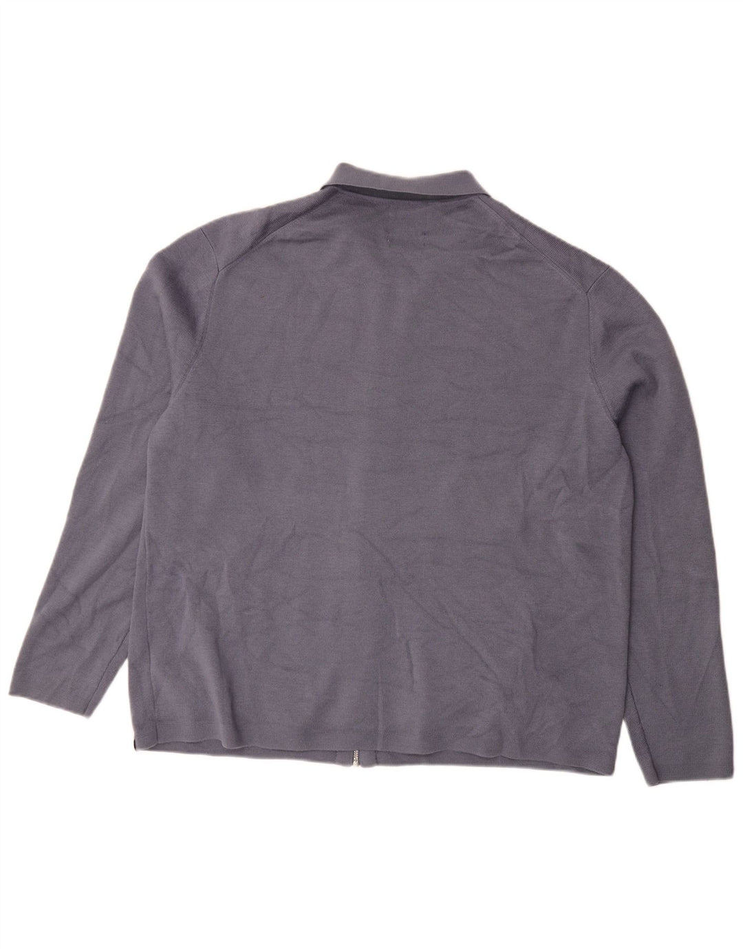Marks & Spencer Herren Strickjacke XL Blaue Merinowolle