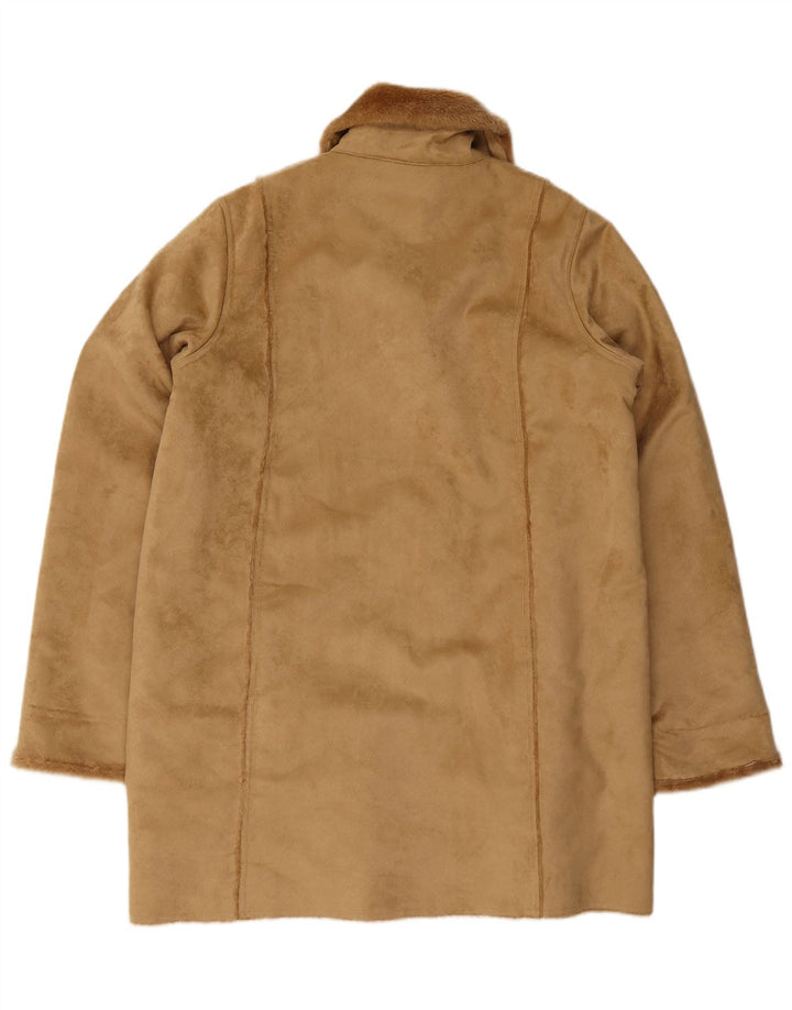 Classics Damen Sherpa-Mantel UK 18 XL Beige Polyester