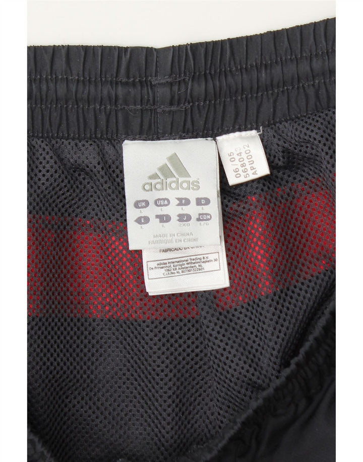 Adidas Herren Climacool Trainingshose, groß, schwarzes Farbblock-Polyester