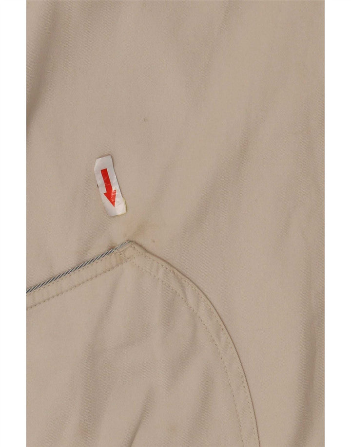 Marks & Spencer Damen-Bomberjacke mit Kapuze, UK 14, Größe L, Beige, Baumwolle