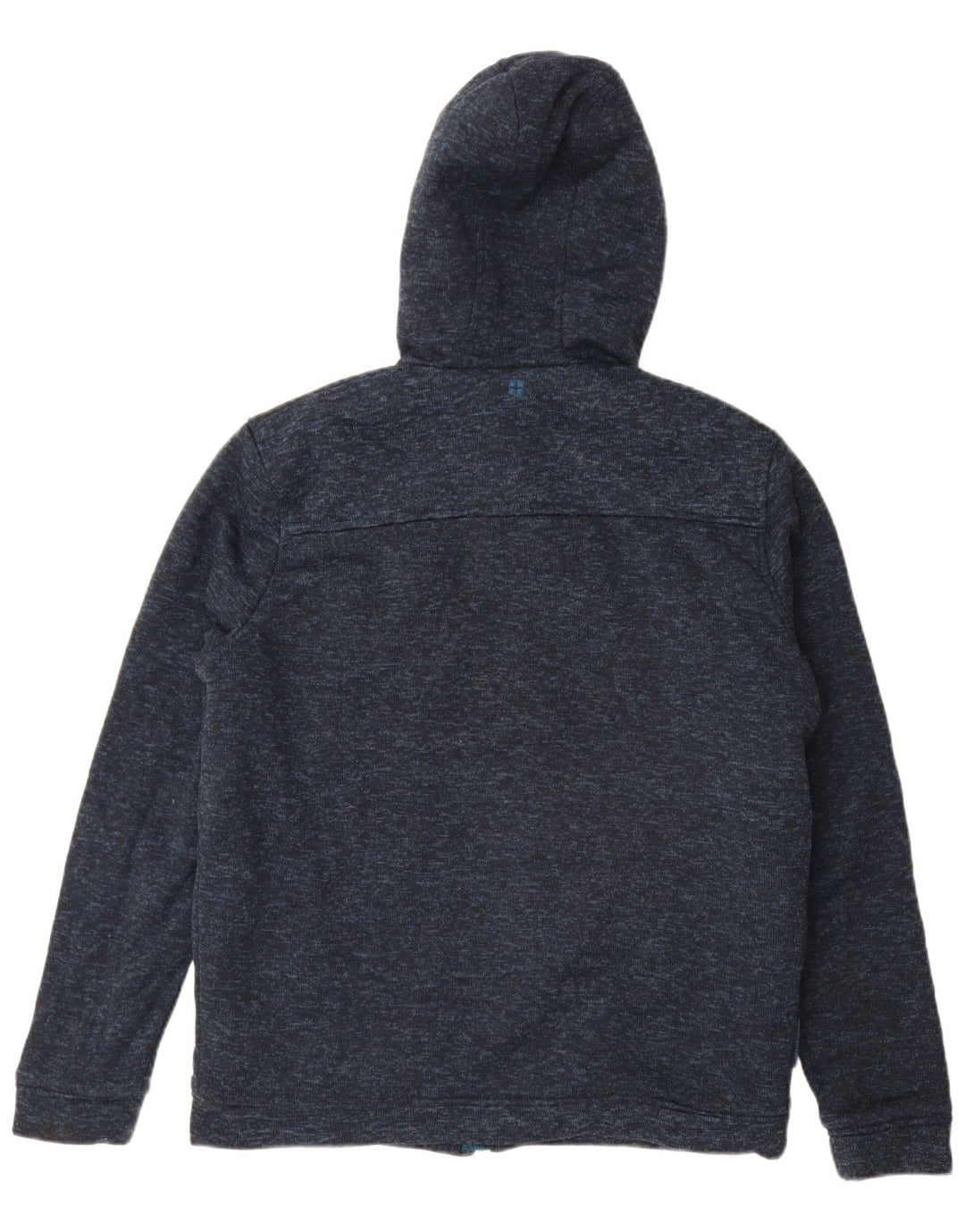 Mountain Warehouse Herren-Kapuzenpullover mit Reißverschluss, groß, Marineblau meliert