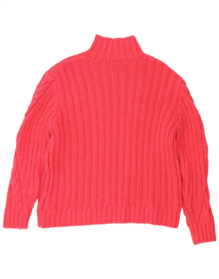 Marks & Spencer Rollkragenpullover für Damen, Gr. 12, Mittelrosa