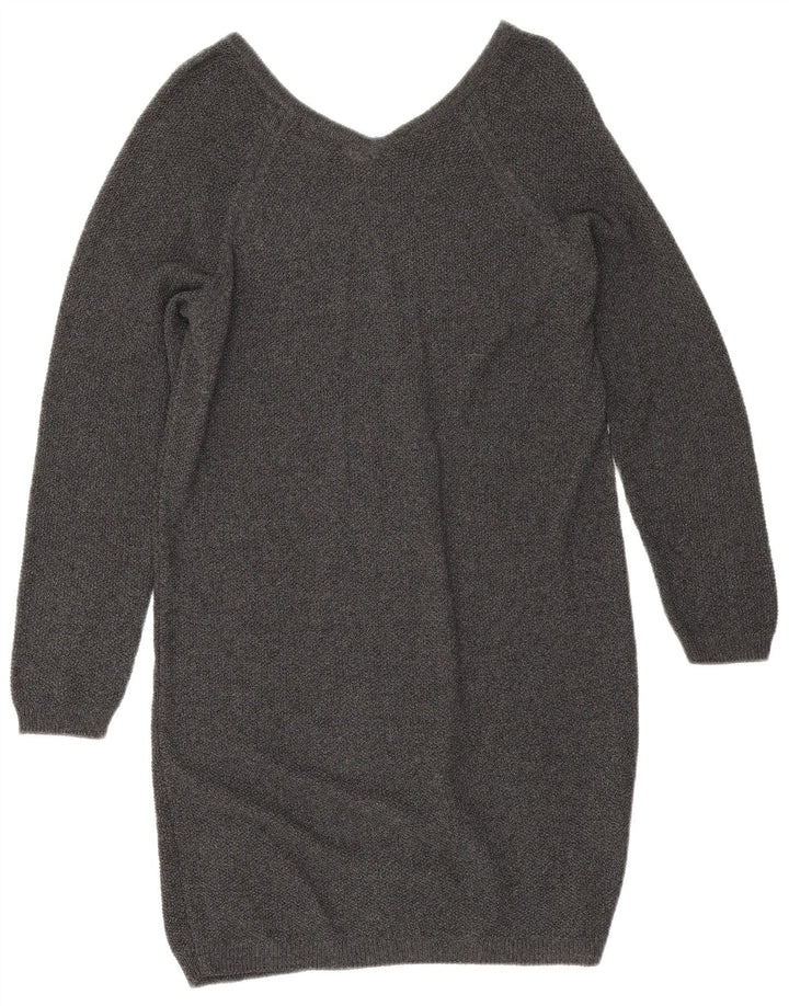 Massimo Dutti Damen Pulloverkleid UK 14 Mittelgrau