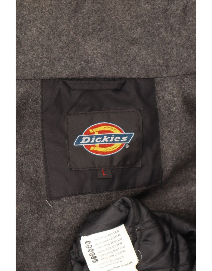 Dickies Herren-Windbreaker-Jacke, UK 40, Größe L, Schwarz, Polyester