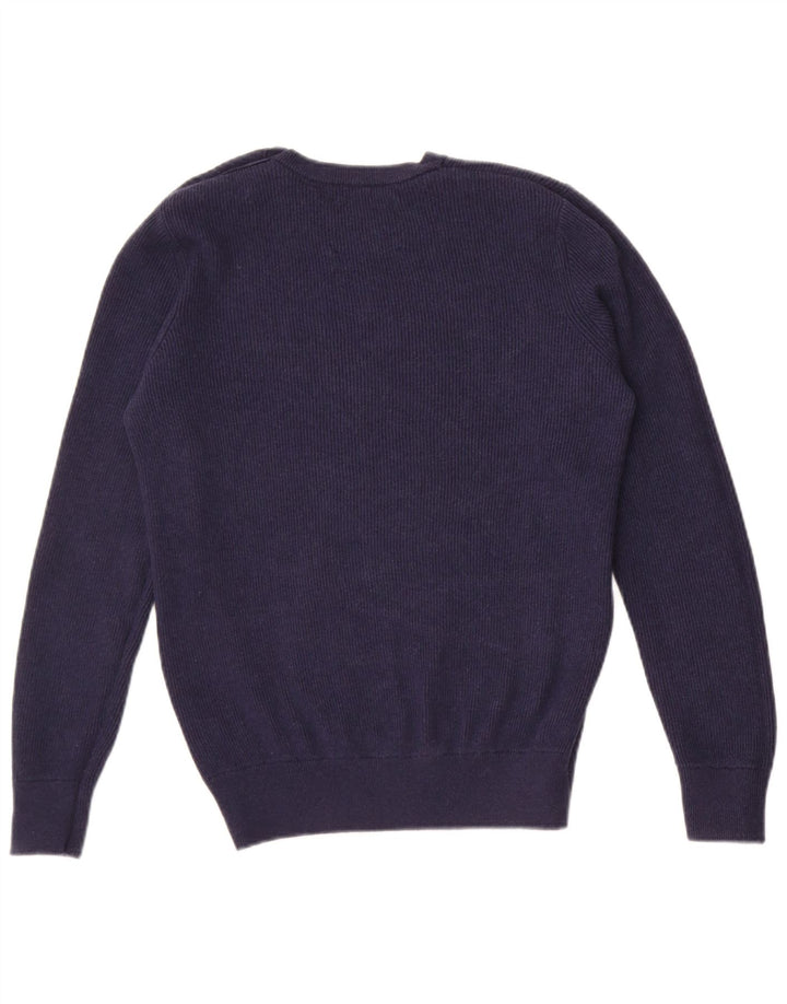 North Sails Herren-Pullover mit Rundhalsausschnitt, Größe S, marineblaue Baumwolle
