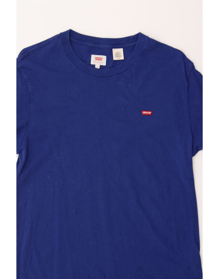LEVI'S Mens T-Shirt Top Small Blue Cotton Vintage Levi's and Second-Hand Levi's from Messina Hembry 