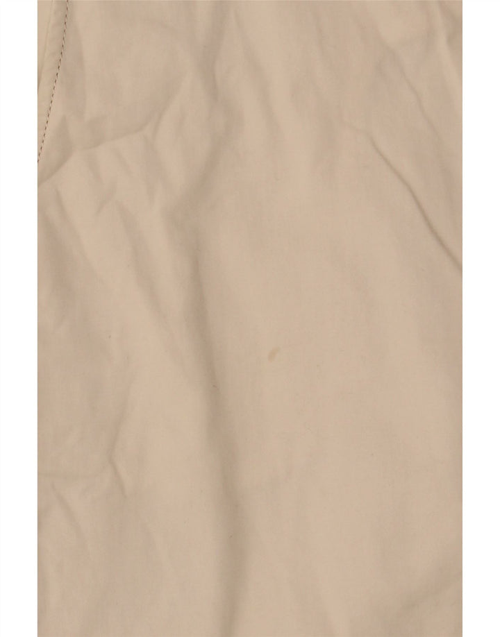 ELLESSE Damen Chinoshorts IT 42 Medium W30 Beige Baumwolle