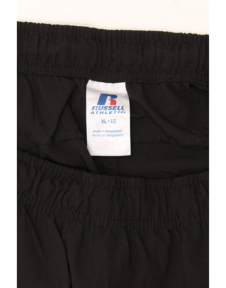 RUSSELL ATHLETIC Womens Sport Shorts UK 18 XL Black Polyester Vintage Russell Athletic and Second-Hand Russell Athletic from Messina Hembry 