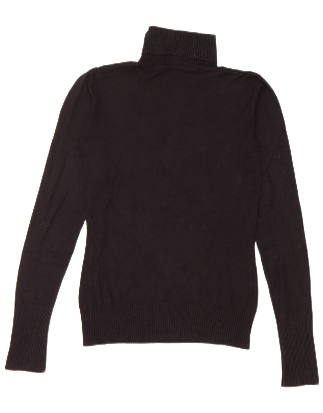 Guess Damen-Pullover mit Rollkragen, Grafik, Gr. 8, Schwarz