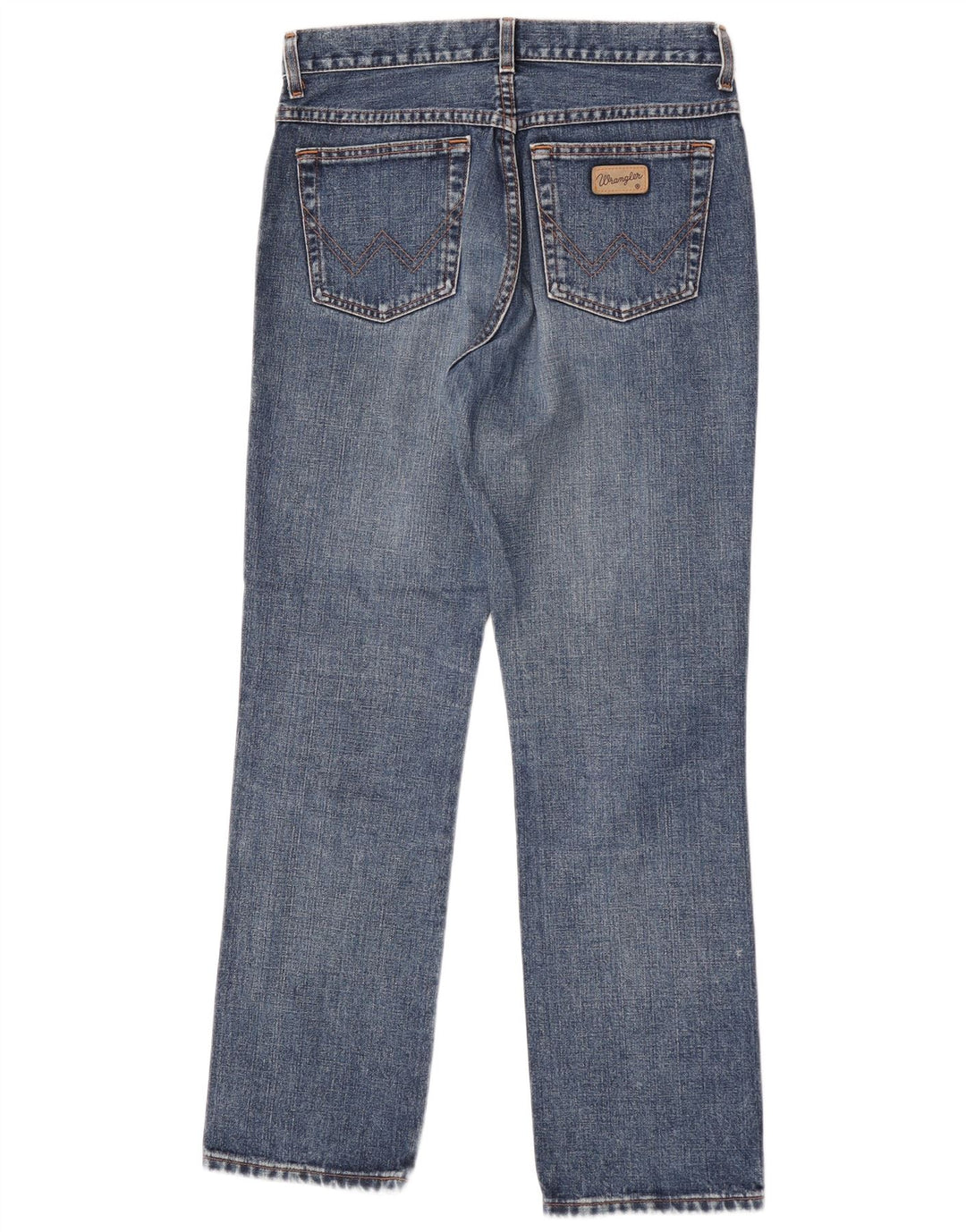 Wrangler Womens Grace Straight Jeans W31 L30 Blaue Baumwolle