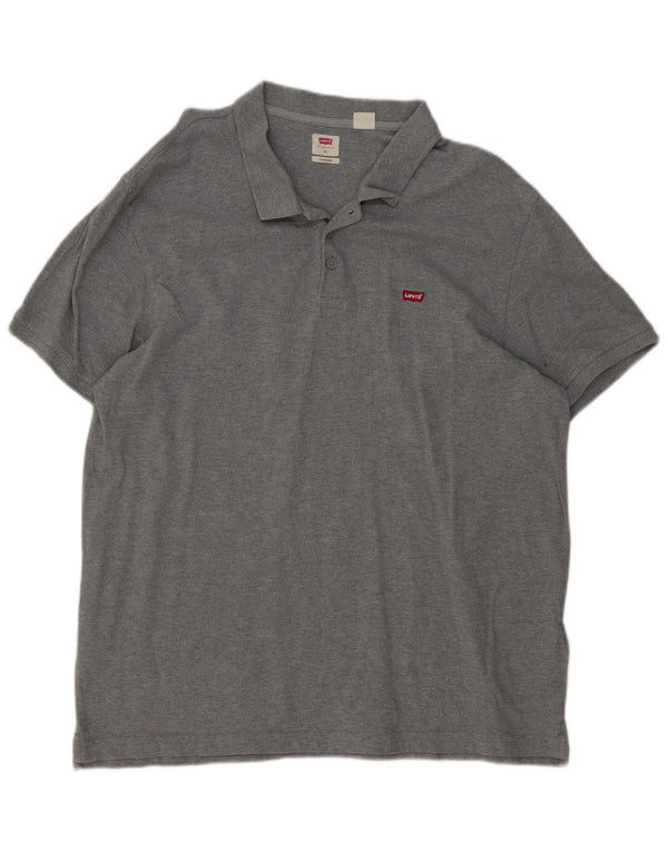 Levi's Herren Standard Poloshirt XL Grau Baumwolle