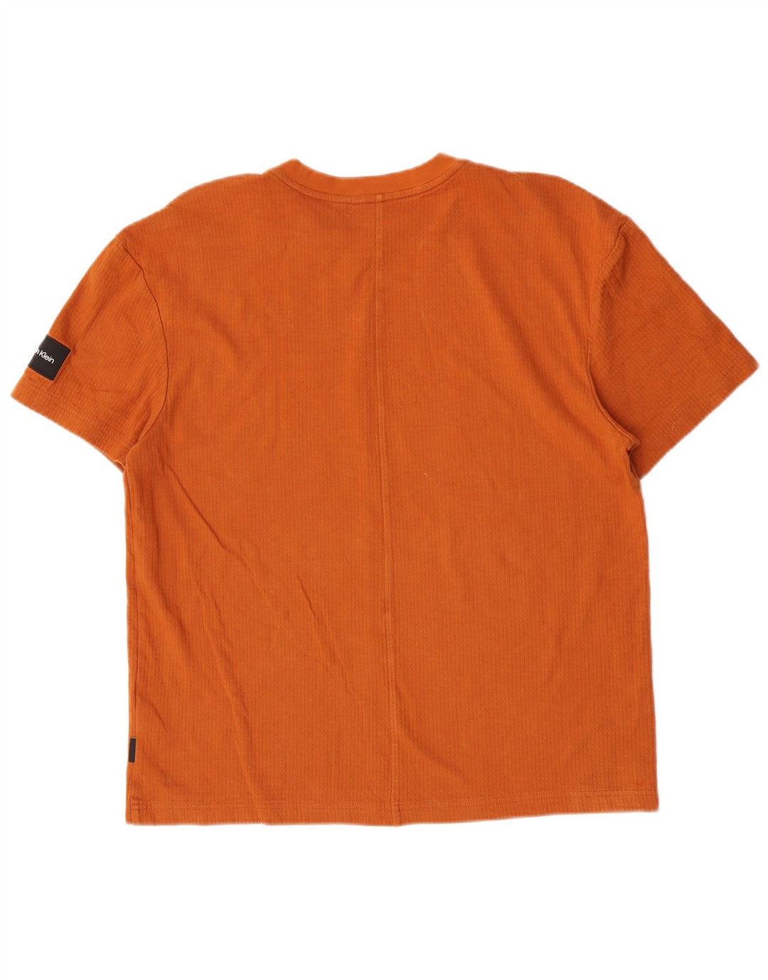 Calvin Klein Herren T-Shirt Top Mittelorange Baumwolle