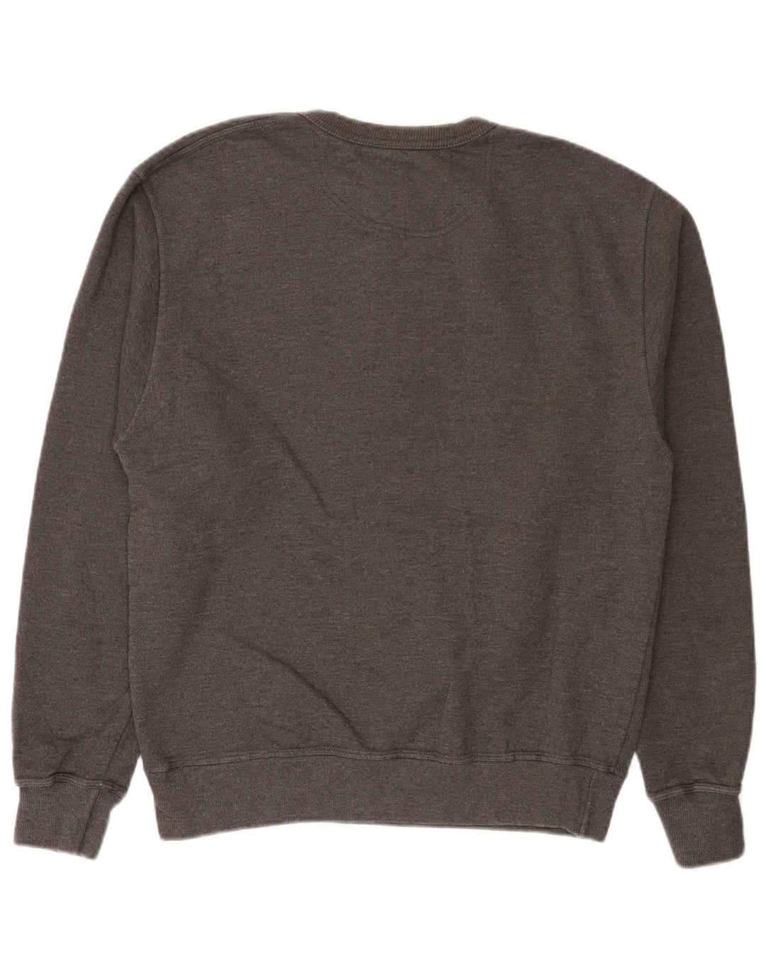 Champion Herren-Sweatshirt-Pullover aus mittelgrau gefleckter Baumwolle