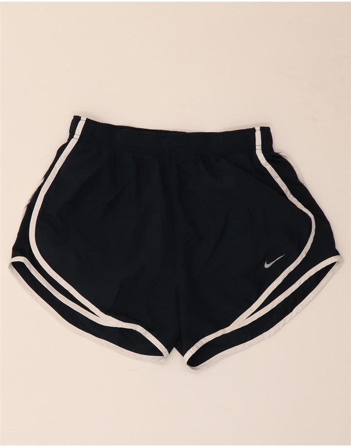 NIKE Damen Dri Fit Sport Shorts UK 12 Medium Marineblau