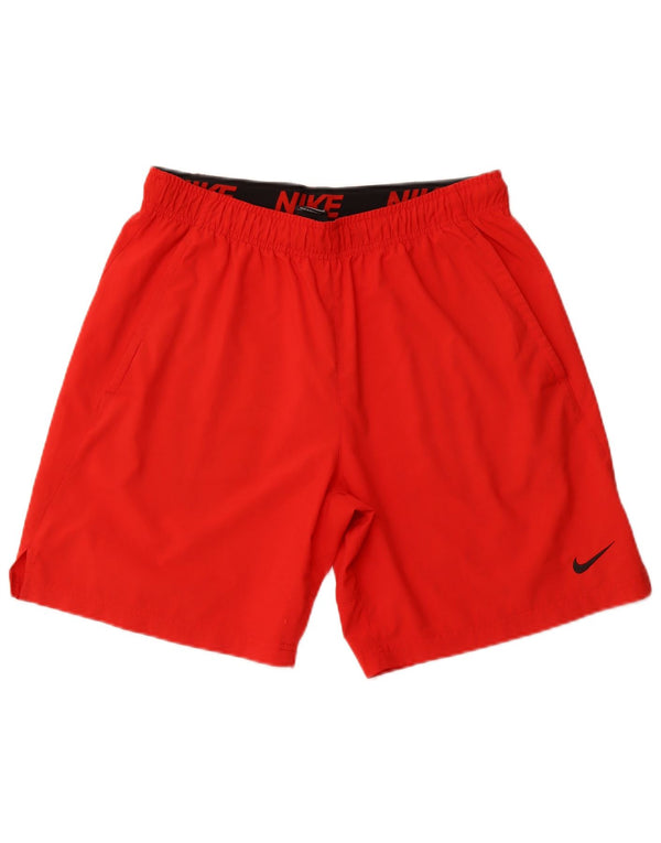 Nike Herren-Sportshorts, groß, rot, Polyester, Sport