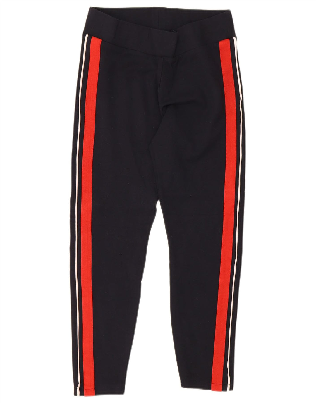Marks & Spencer Damen Leggings UK 10 Small Marineblau Colourblock Viskose