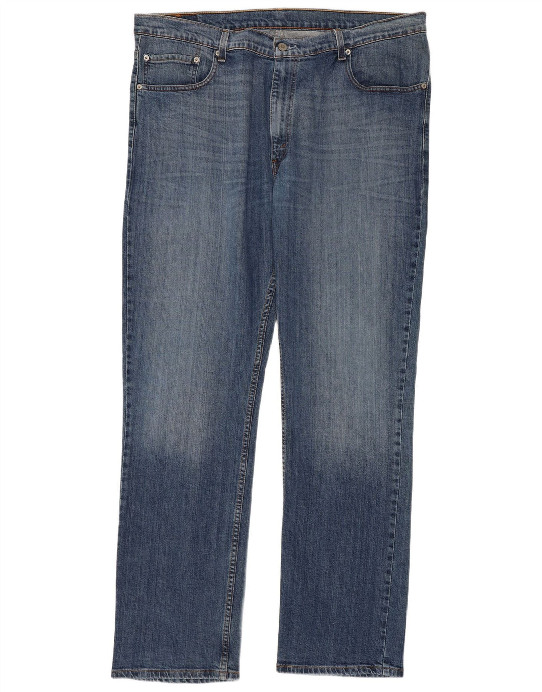 Levi's Herren 752 Straight Jeans W42 L34 Blaue Baumwolle