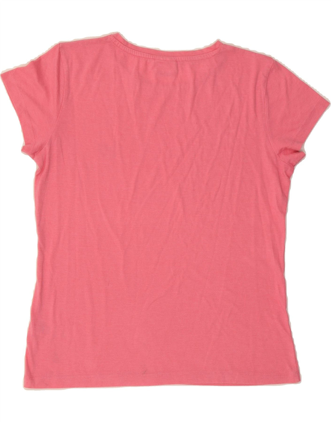 LOTTO Womens T-Shirt Top UK 12 Medium Pink Cotton Vintage Lotto and Second-Hand Lotto from Messina Hembry 