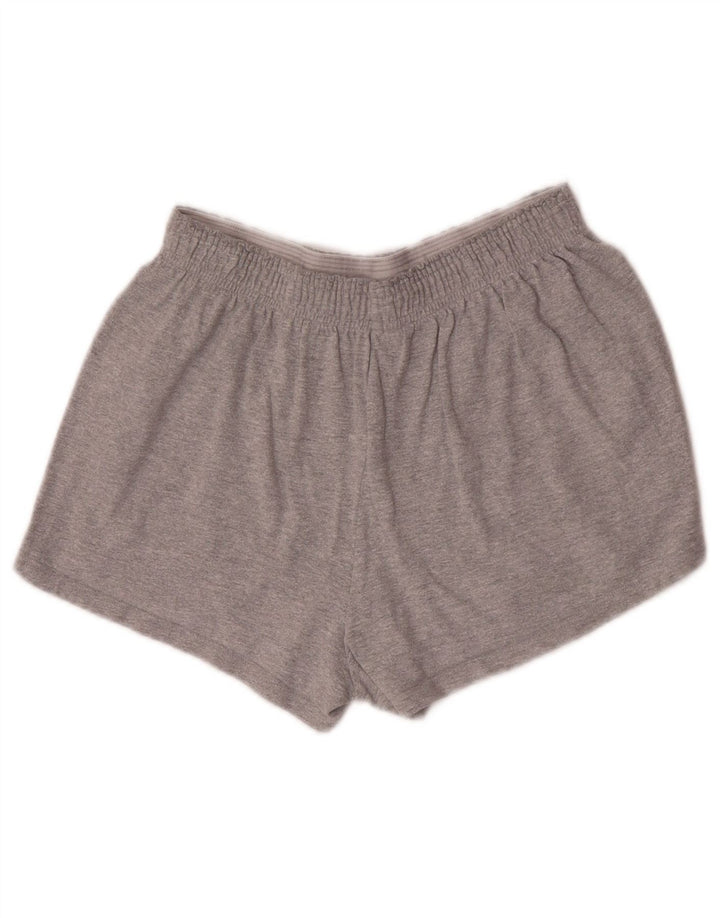 Champion Damen Sportshorts UK 14 Mittelgraue Baumwolle