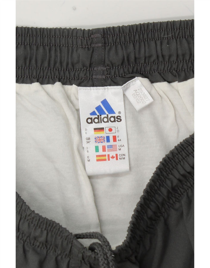 ADIDAS Herren-Sportshorts, großes graues Polyester