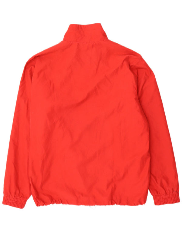 Champion Herren-Trainingsanzug-Top-Jacke, großes rot gestreiftes Polyester