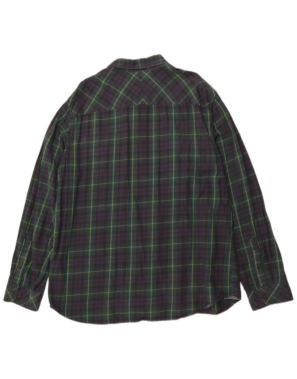 TIMBERLAND Herren Earthkeepers Slim Fit Flanellhemd 3XL Marineblau kariert