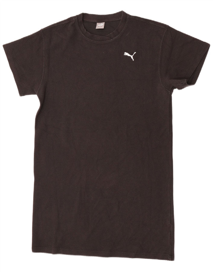 Puma Damen Übergroßes T-Shirt-Kleid UK 10 Small Schwarz