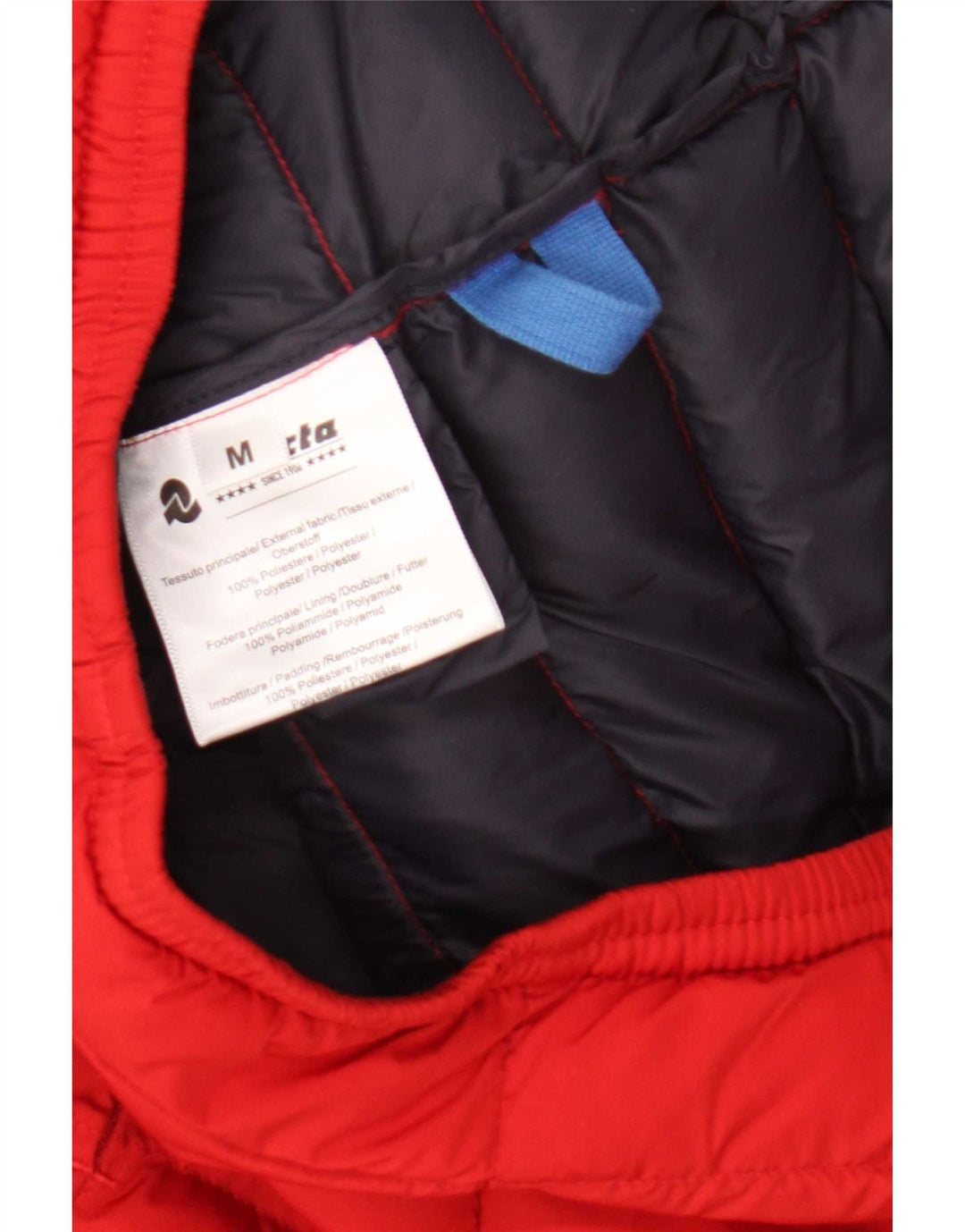 Invicta Herren-Jacke mit Kapuze, gepolstert, UK 38, Mittelrot, Polyester